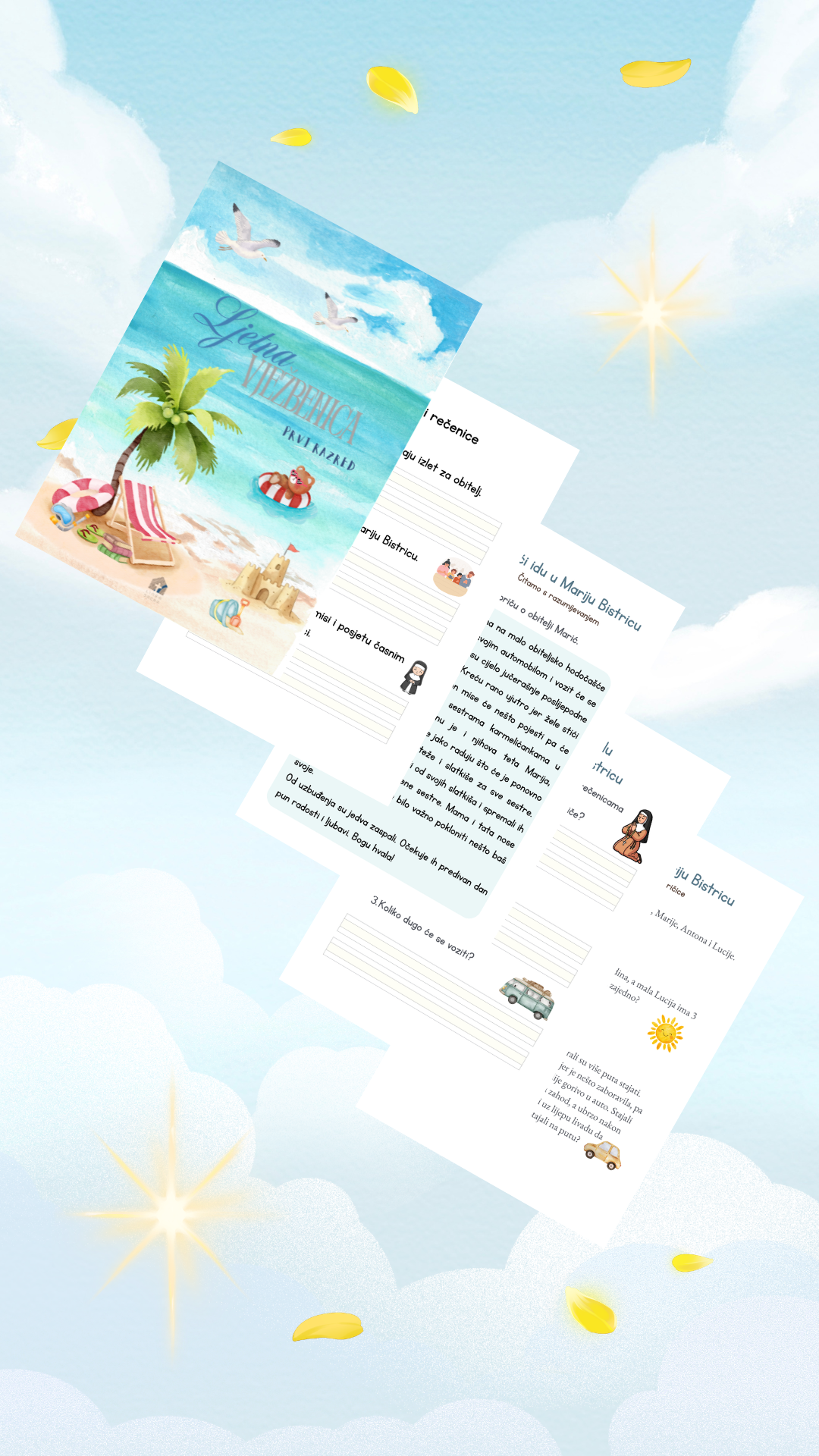 Ljetna vježbenica za prvašiće, digitalni proizvod
